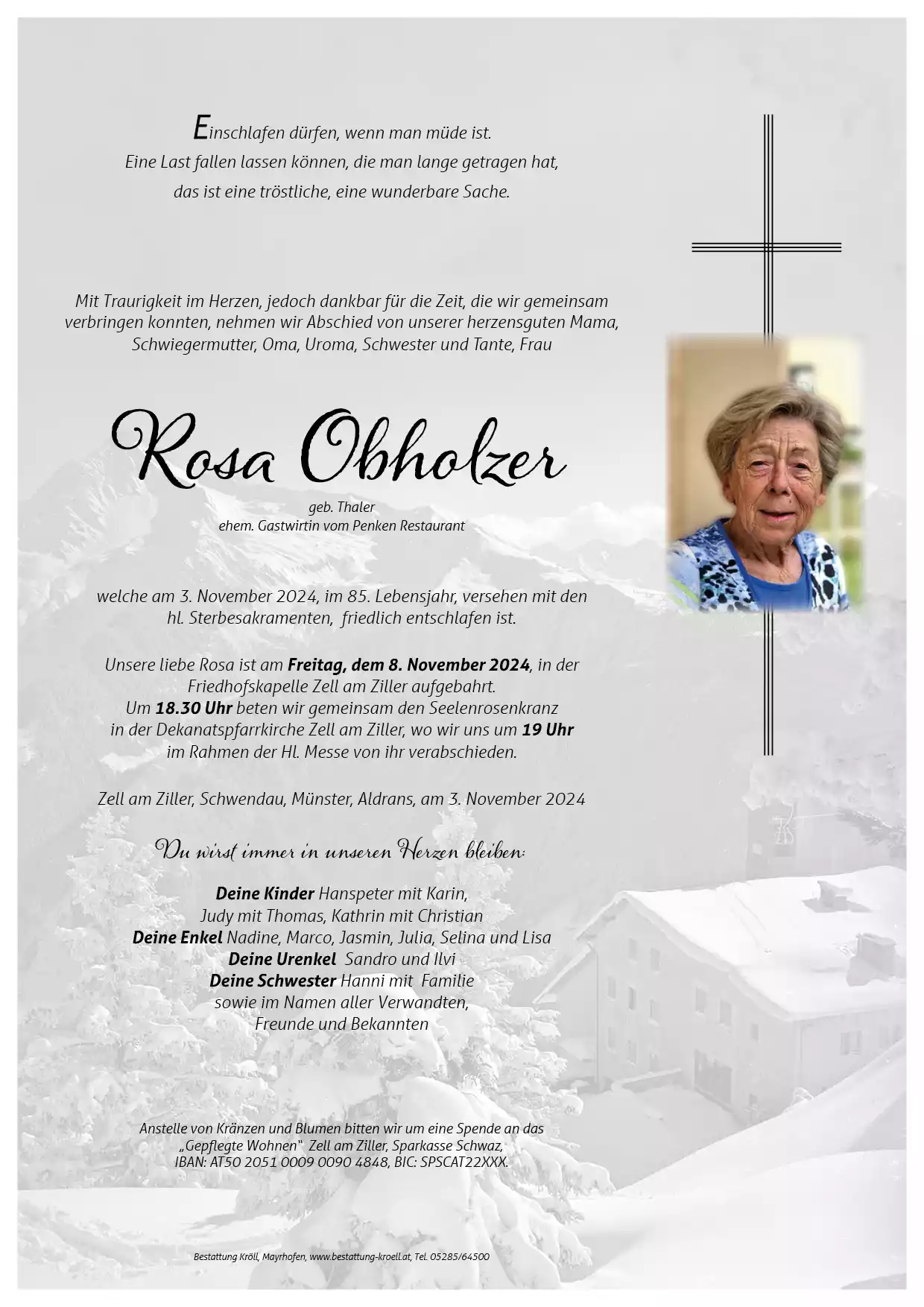 Parte von Rosa Obholzer